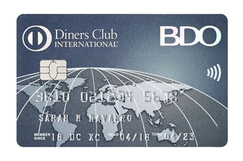 BDO Diners Club Credit Card Application Form .